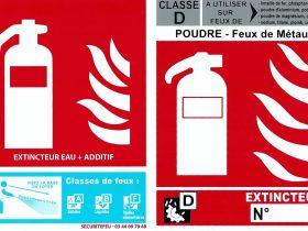 Signalétique d'extincteurs